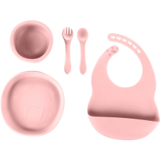 Zopa Silicone Set etetőszett gyermekeknek Old Pink 1 db babaétkészlet