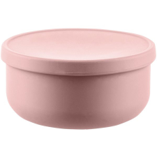 Zopa tál fedővel Old Pink babaétkészlet