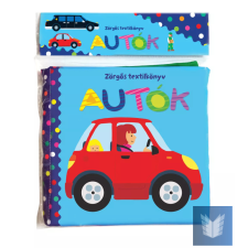  Zörgős textilkönyv - Autók gyermek- és ifjúsági könyv