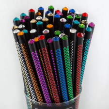Zötzl Collections Zötzl Swarovsky kristályos ceruza, színes metál kockás színes ceruza