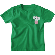  Zsebminta Baby Lány Elefánt - Gyerek Póló gyerek póló