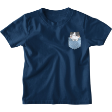  Zsebminta Ravasz Cica - Gyerek Póló