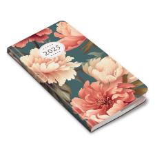  Zsebnaptár REALSYSTEM Flexi álló fehér lapos babarózsa 2025. naptár, kalendárium