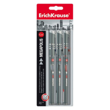 Zselés toll ErichKrause Megapolis 0,5 mm 3 db-os bliszter toll