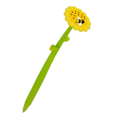  Zselés toll napraforgó alakú - méhecskével toll