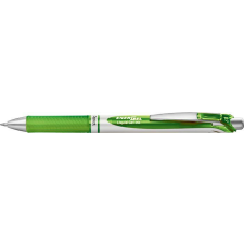  Zseléstoll, 035 mm, nyomógombos, PENTEL &quot;EnerGel BL77&quot;, világoszöld toll