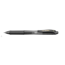 Zseléstoll, 0,35 mm, nyomógombos, PENTEL "EnerGelX BL107", fekete toll