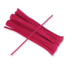 Zsenília drót - magenta 100db/csomag dekorációs kellék