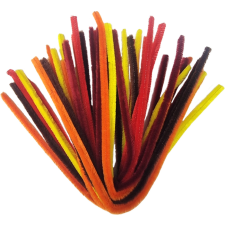  Zsenília drót őszi színek 25db/csomag dekorációs kellék