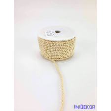  Zsinór 3mm x 20y - Krém szalag, masni