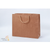  Zsinórfüles papírtáska 38x13x31 cm (fekvő) barna