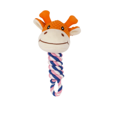  Zsiráf fejes plüss kötél rágójáték játék kutyáknak
