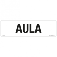 ZSONA DEKOR Aula Műanyag tábla 250x80 mm információs címke