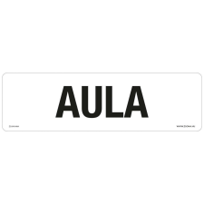 ZSONA DEKOR Aula Öntapadós matrica 250x80 mm információs címke