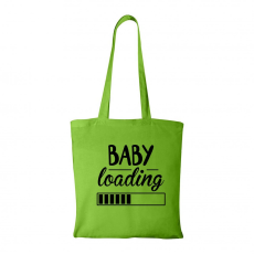 ZSONA DEKOR Baby loading - Bevásárló táska zöld v1