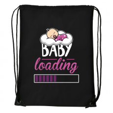 ZSONA DEKOR Baby loading lány - Sport táska fekete