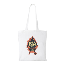 ZSONA DEKOR BBQ time - Bevásárló táska fehér v2