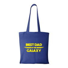 ZSONA DEKOR Best dad in the galaxy - Bevásárló táska kék kézitáska és bőrönd