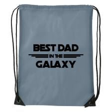 ZSONA DEKOR Best dad in the galaxy - Sport táska szürke kézitáska és bőrönd