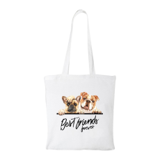 ZSONA DEKOR Best friend - Bevásárló táska fehér
