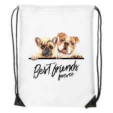 ZSONA DEKOR Best friend - Sport táska fehér kézitáska és bőrönd