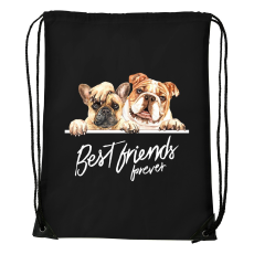 ZSONA DEKOR Best friend - Sport táska fekete