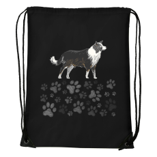ZSONA DEKOR Border collie - Sport táska fekete