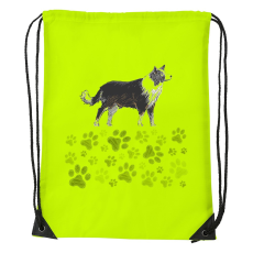 ZSONA DEKOR Border collie - Sport táska sárga