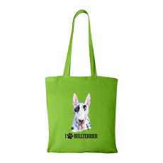 ZSONA DEKOR Bullterrier - Bevásárló táska zöld