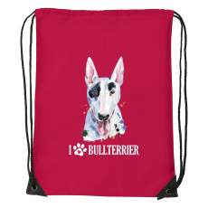 ZSONA DEKOR Bullterrier - Sport táska piros
