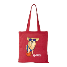 ZSONA DEKOR Corgi - Bevásárló táska piros
