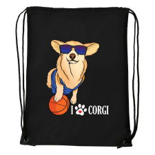 ZSONA DEKOR Corgi - Sport táska fekete kézitáska és bőrönd