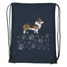 ZSONA DEKOR Corgi - Sport táska navy kék kézitáska és bőrönd