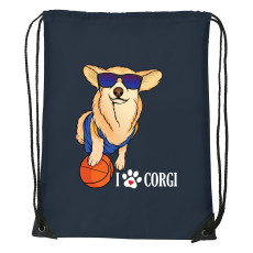 ZSONA DEKOR Corgi - Sport táska navy kék v2