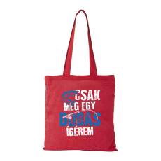 ZSONA DEKOR Csak még egy dobás - Bevásárló táska piros