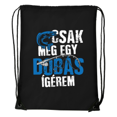 ZSONA DEKOR Csak még egy dobás - Sport táska fekete