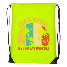 ZSONA DEKOR Csak nyugi, nyugdíjas vagyok - Sport táska sárga