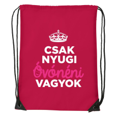 ZSONA DEKOR Csak nyugi óvónéni vagyok - Sport táska piros