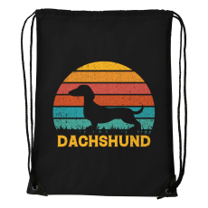 ZSONA DEKOR Dachshund02 - Sport táska fekete
