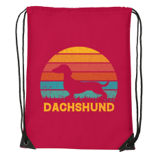 ZSONA DEKOR Dachshund02 - Sport táska piros