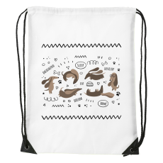ZSONA DEKOR Dachshund - Sport táska fehér