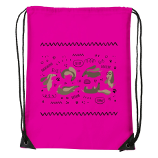 ZSONA DEKOR Dachshund - Sport táska magenta