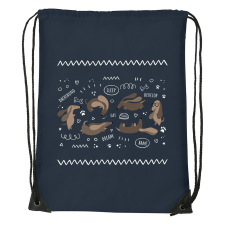 ZSONA DEKOR Dachshund - Sport táska navy kék kézitáska és bőrönd