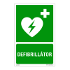 ZSONA DEKOR Defibrillátor Műanyag tábla 160x100 mm