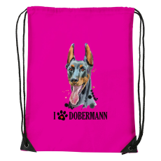 ZSONA DEKOR Dobermann - Sport táska magenta v2