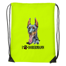 ZSONA DEKOR Dobermann - Sport táska sárga kézitáska és bőrönd