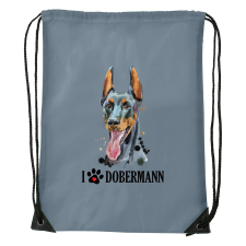 ZSONA DEKOR Dobermann - Sport táska szürke v2 kézitáska és bőrönd