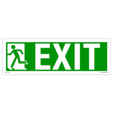 ZSONA DEKOR Exit piktogrammal Öntapadós matrica 300x100 mm információs címke