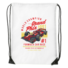 ZSONA DEKOR Formula Car Race - Sport táska fehér kézitáska és bőrönd