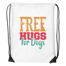ZSONA DEKOR Free hugs for dog - Sport táska fehér